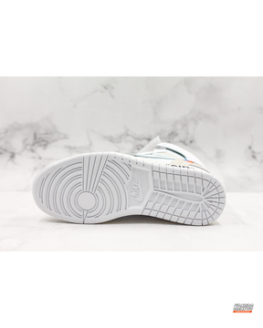 NK Leather Deconstructed High-Top Trainer
