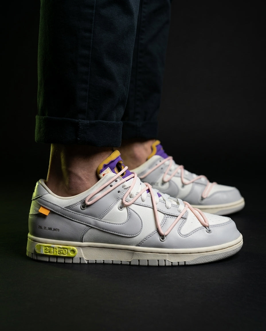 NK Leather Deconstructed Stitch Trainer