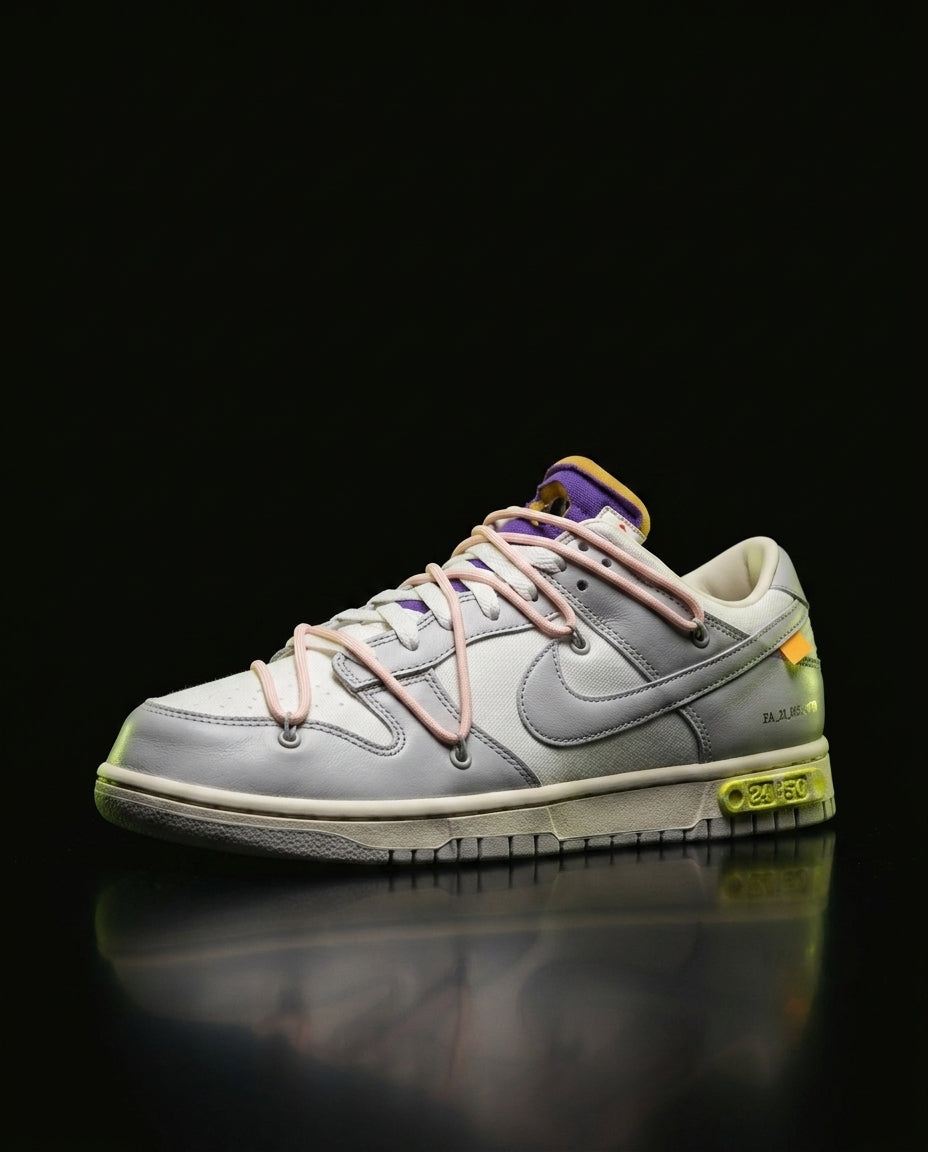 NK Leather Deconstructed Stitch Trainer