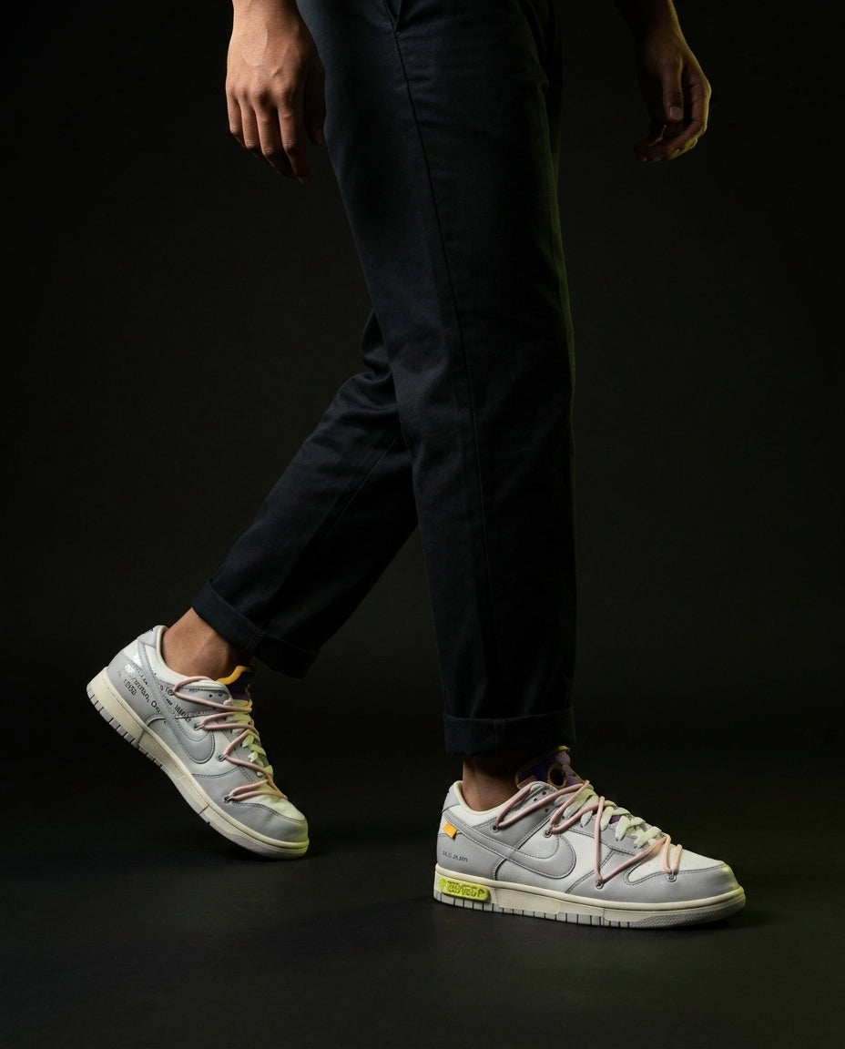 NK Leather Deconstructed Stitch Trainer