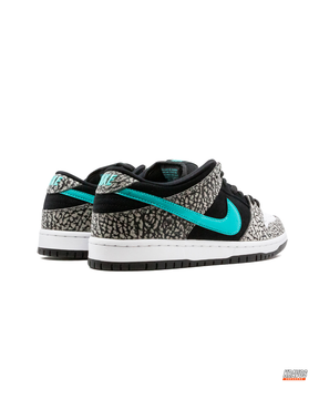 NK Leather Elephant-Print Skate Low