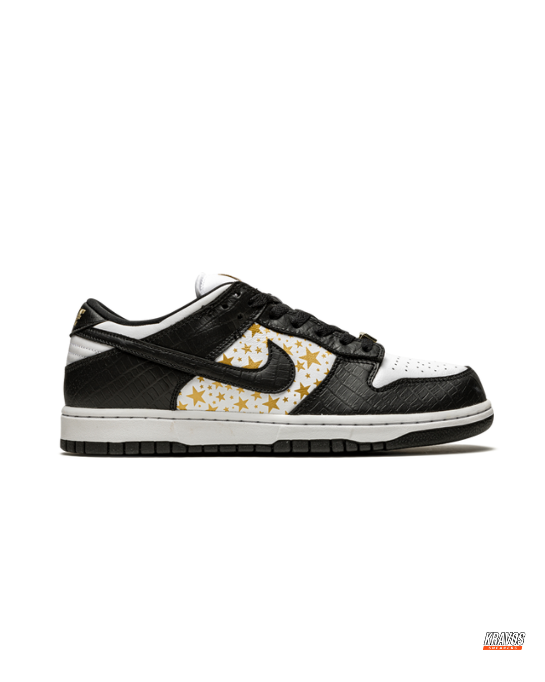 NK Leather Embossed Star Skate Low