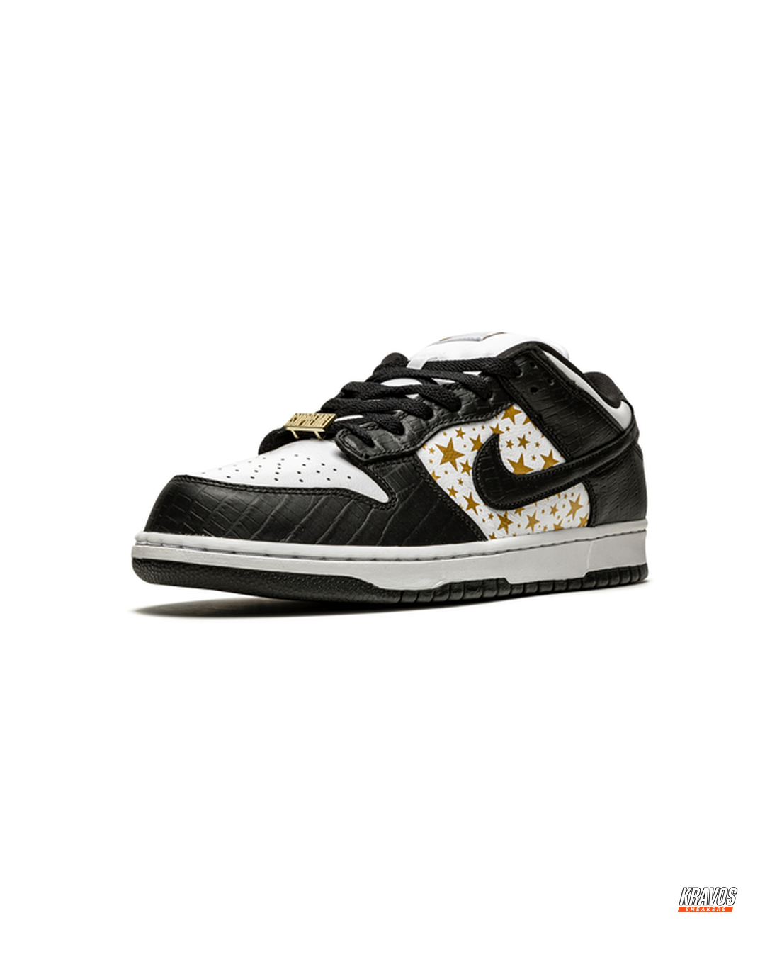 NK Leather Embossed Star Skate Low