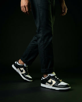 NK Leather Embossed Star Skate Low