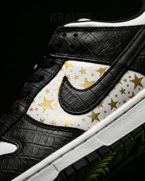 NK Leather Embossed Star Skate Low