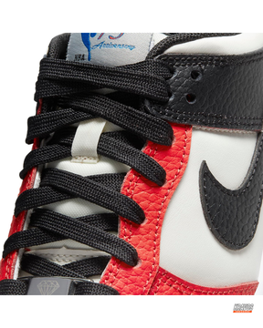 NK Leather Grained Colour-Block Trainer