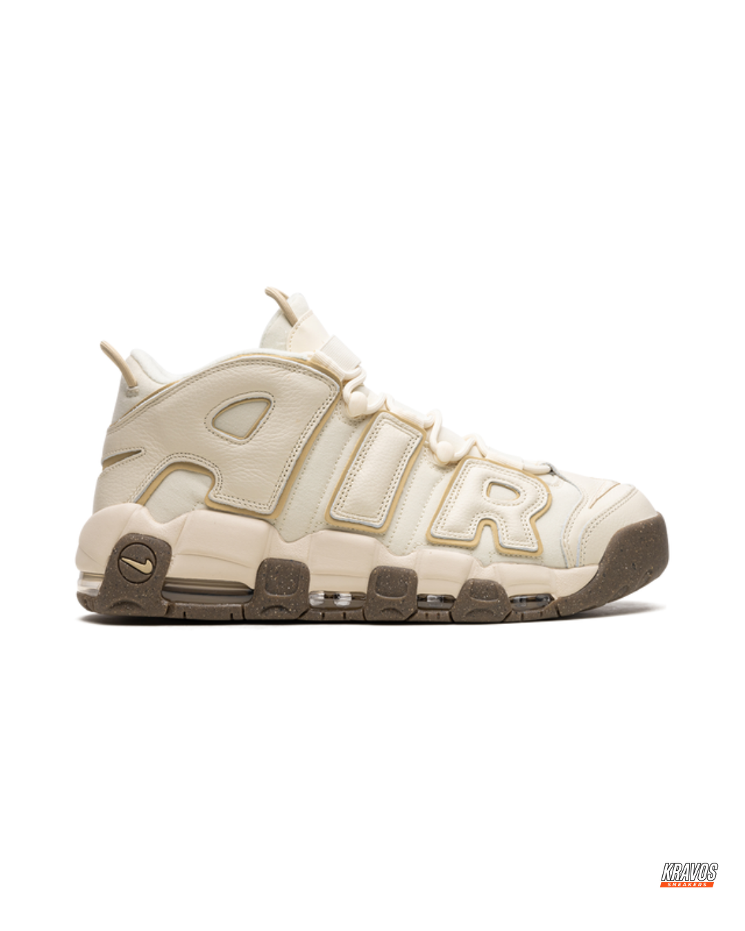 NK Leather Layered High-Top Trainer