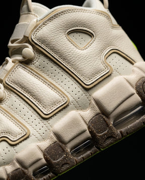 NK Leather Layered High-Top Trainer Cream Gum