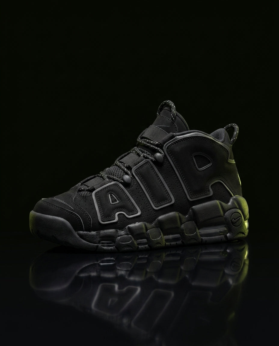 NK Leather Layered High-Top Trainer