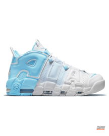 NK Leather Layered High-Top Trainer White Blue #whiteblue