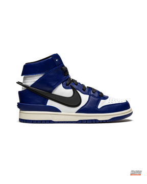 NK Leather Layered Panel High-Top