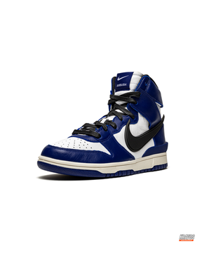 NK Leather Layered Panel High-Top