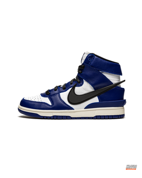 NK Leather Layered Panel High-Top