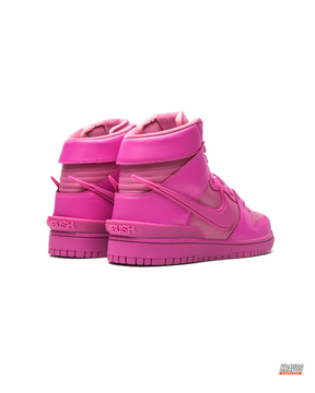 NK Leather Layered Panel High-Top