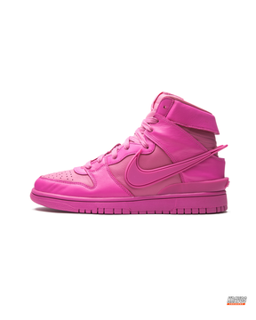NK Leather Layered Panel High-Top