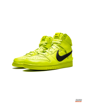 NK Leather Layered Panel High-Top