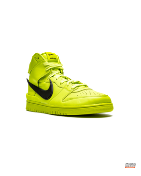 NK Leather Layered Panel High-Top