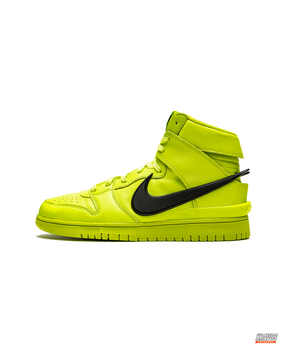 NK Leather Layered Panel High-Top