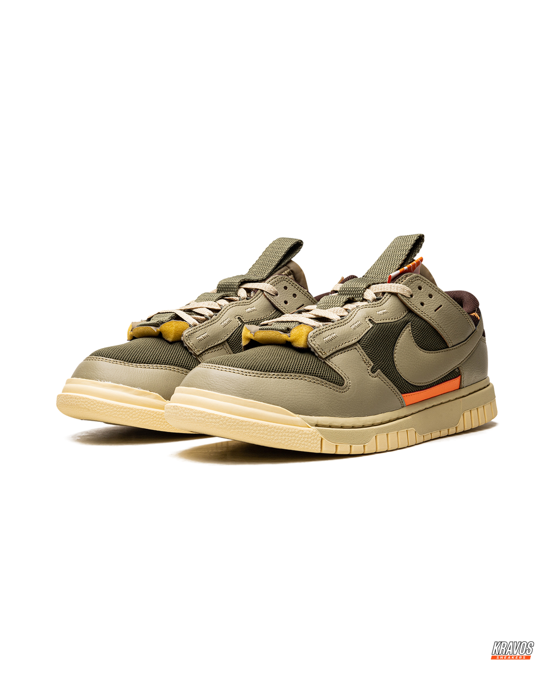 NK Leather Layered Panel Trainer