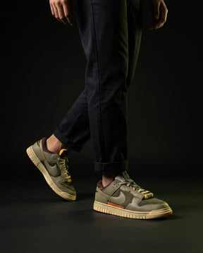 NK Leather Layered Panel Trainer