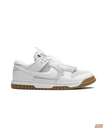 NK Leather Layered Panel Trainer White Gum #whitegum