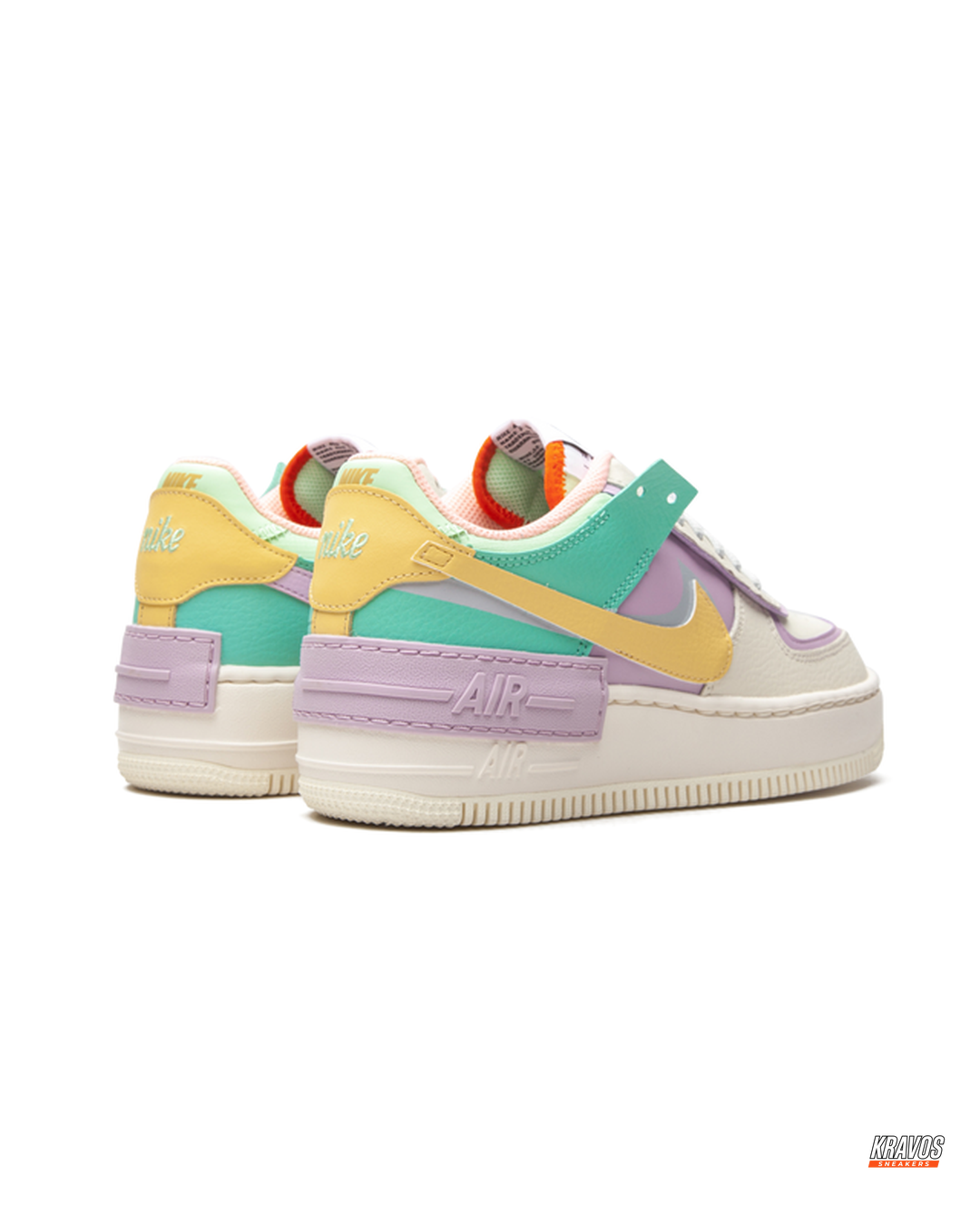 NK Leather Layered Platform Trainer