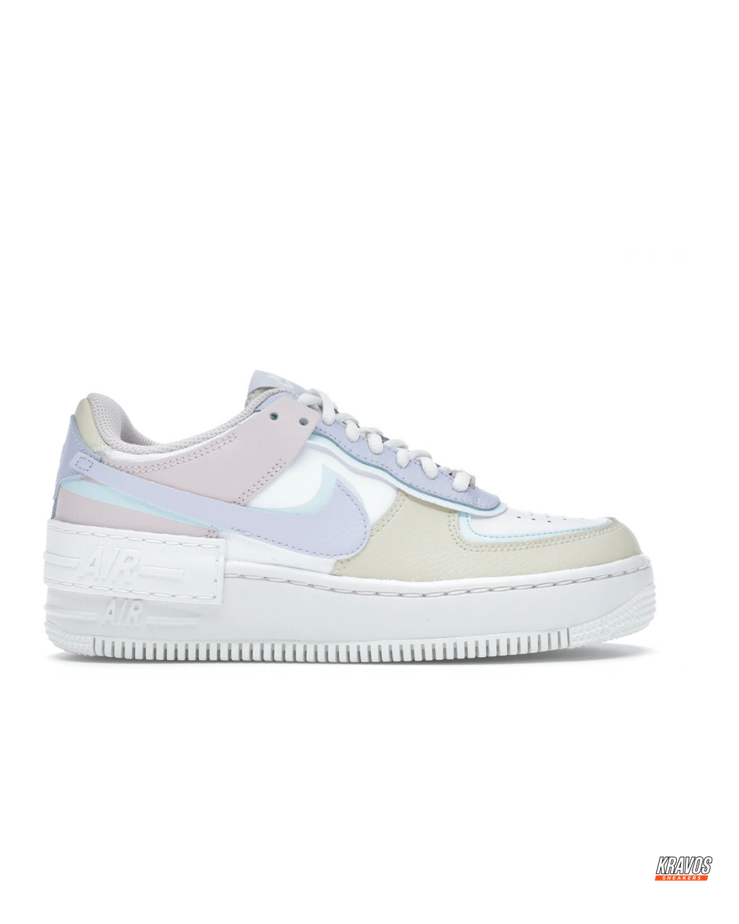 NK Leather Layered Platform Trainer