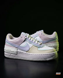 NK Leather Layered Platform Trainer Pastel Multicolor