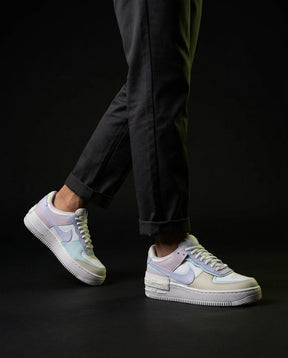 NK Leather Layered Platform Trainer Pastel Multicolor