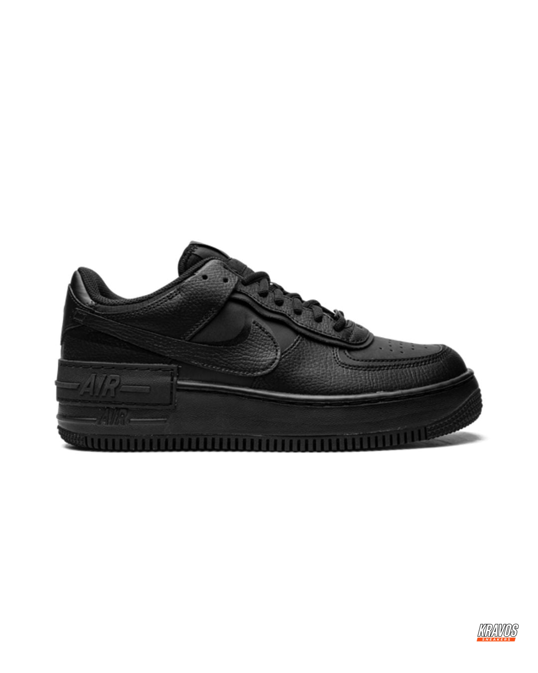 NK Leather Layered Platform Trainer