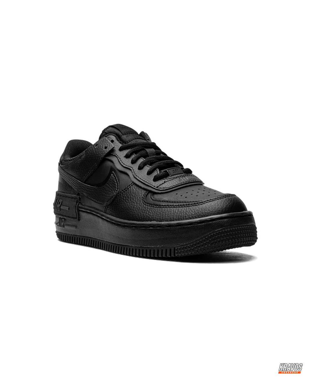 NK Leather Layered Platform Trainer