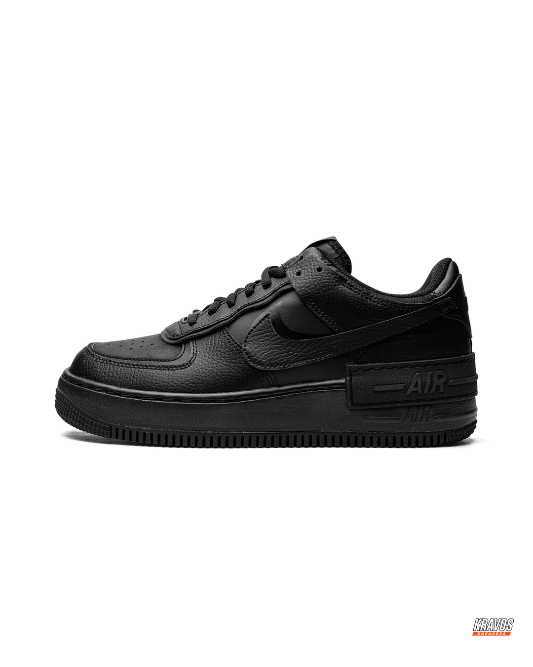 NK Leather Layered Platform Trainer