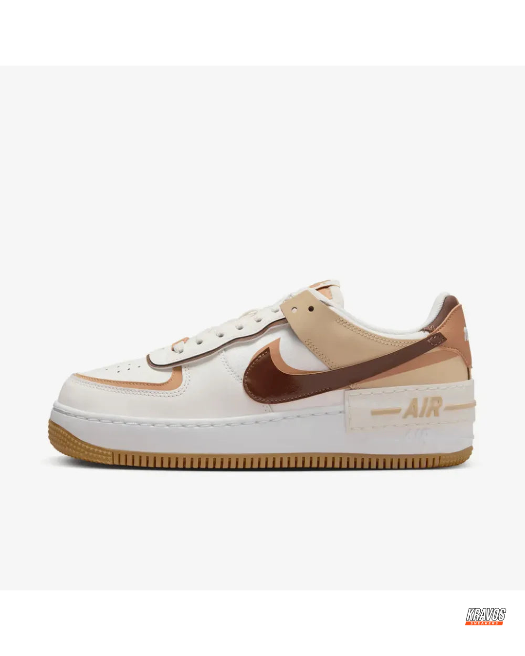 NK Leather Layered Platform Trainer