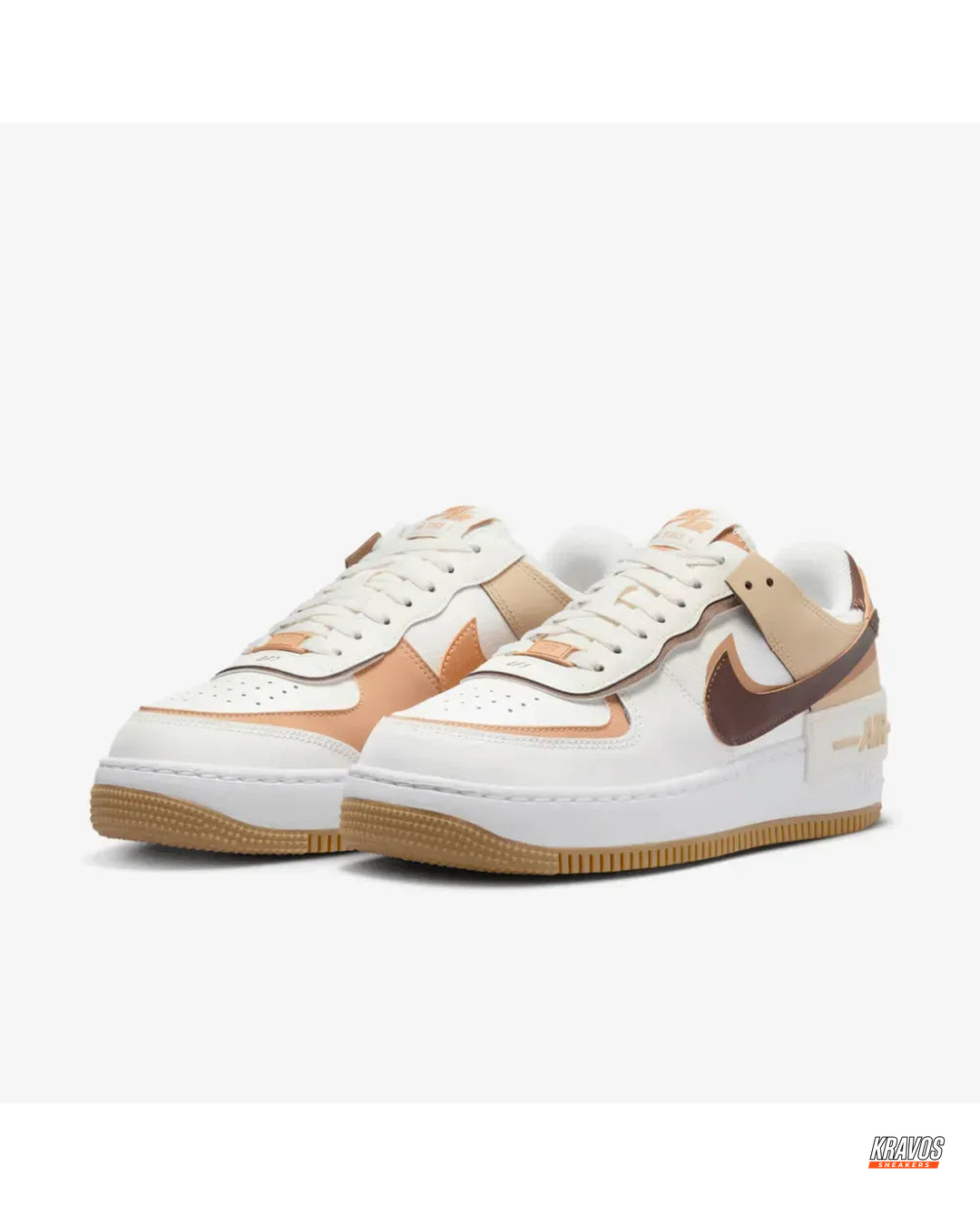 NK Leather Layered Platform Trainer