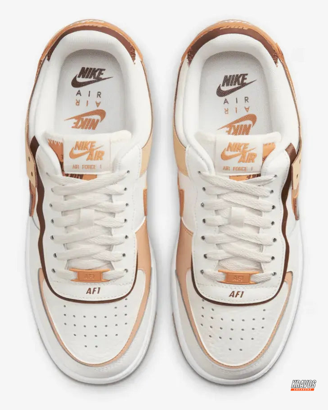 NK Leather Layered Platform Trainer