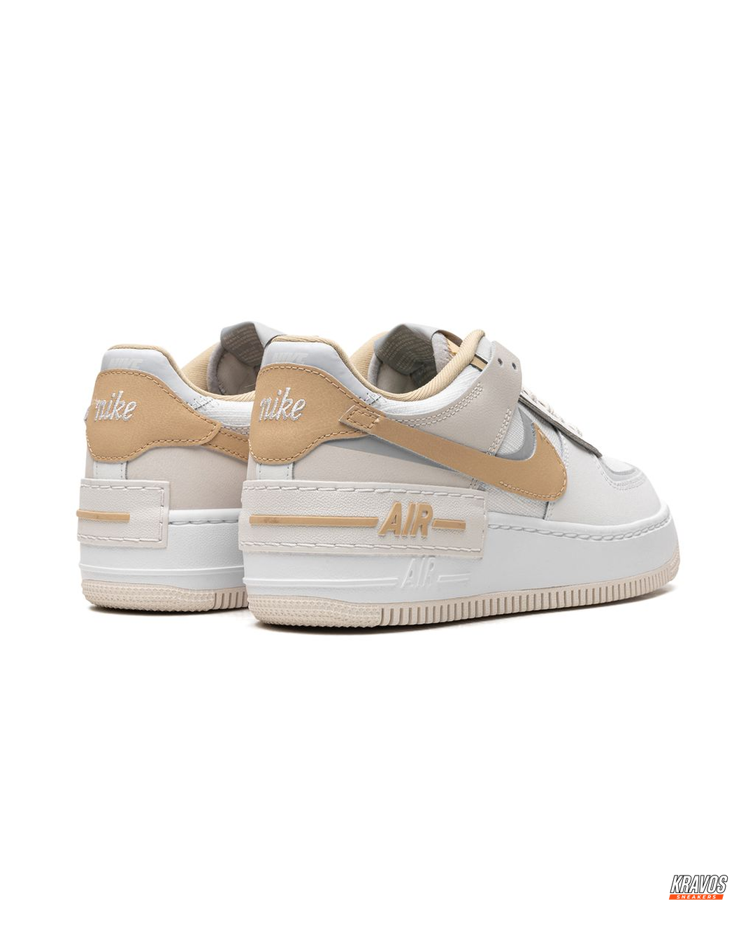 NK Leather Layered Platform Trainer