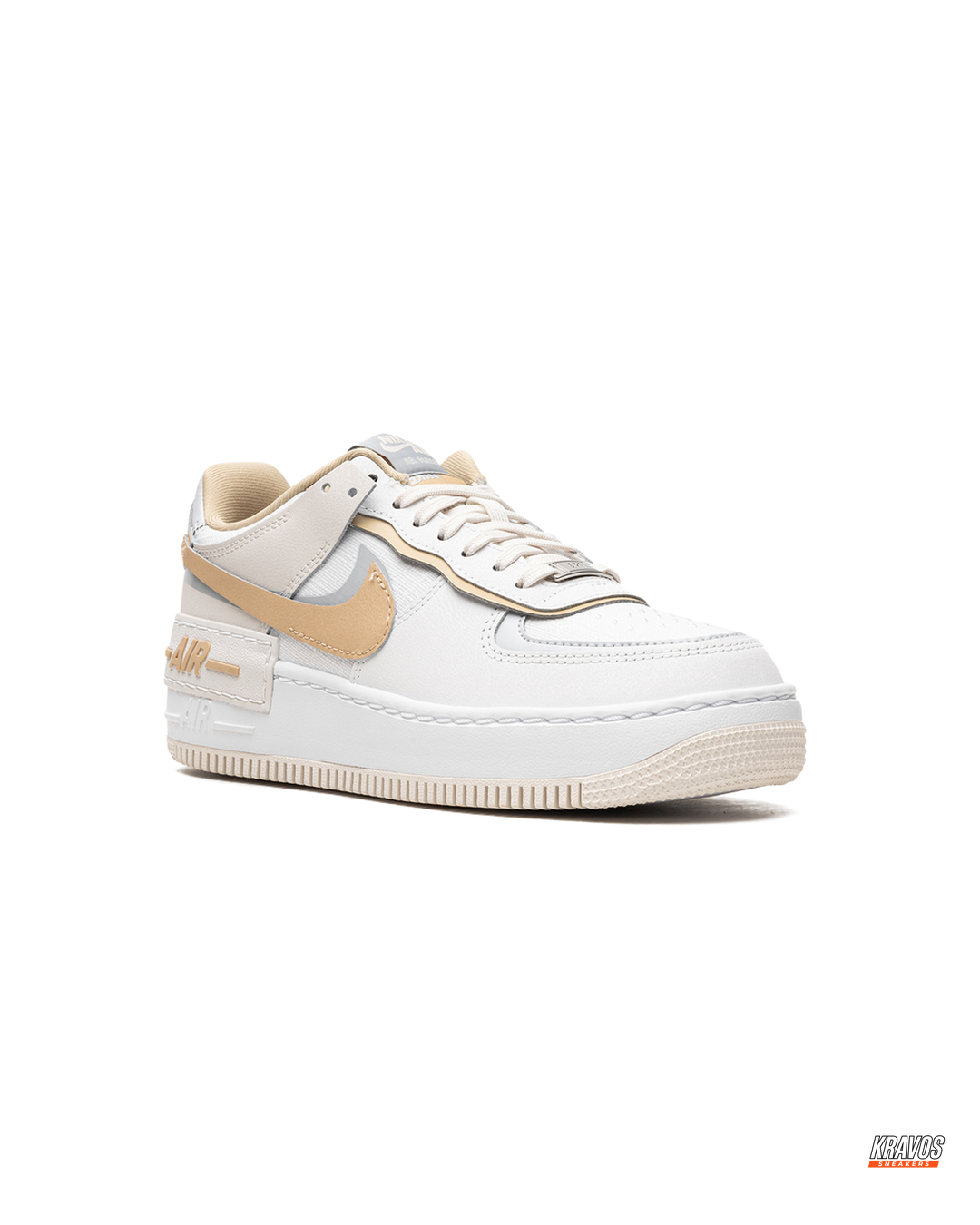 NK Leather Layered Platform Trainer