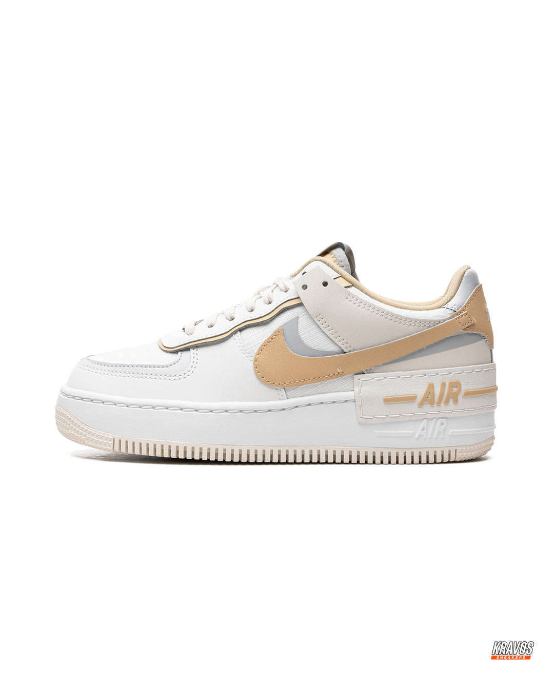 NK Leather Layered Platform Trainer