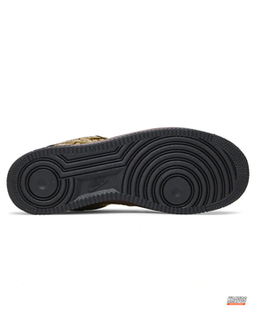 NK Leather Metallic Monogram Court Trainer