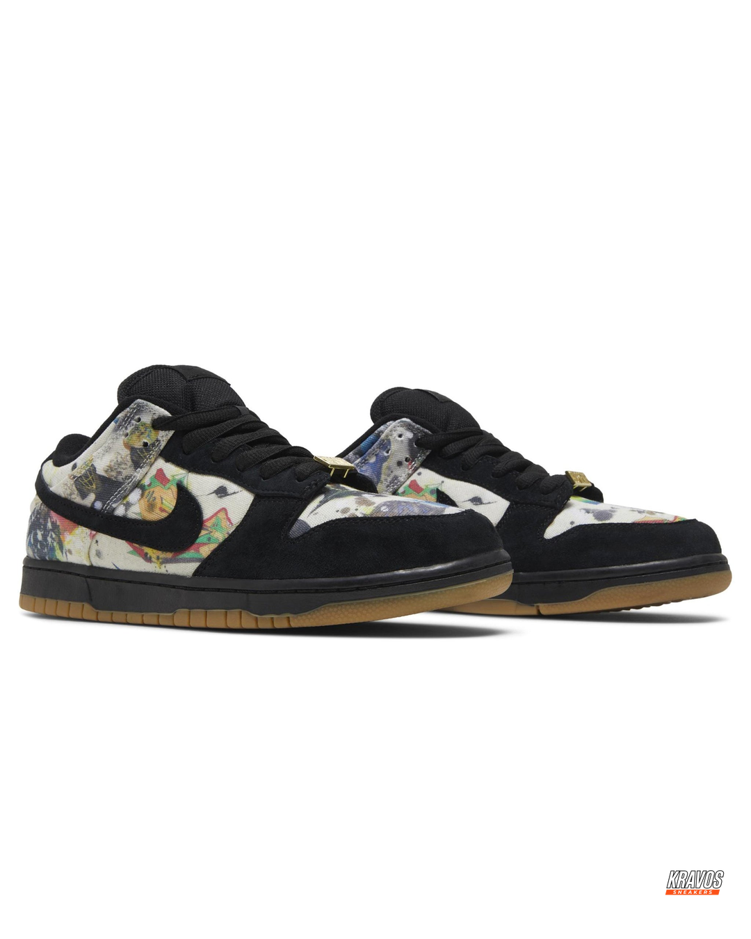 NK Leather Numbered-Patch Skate Trainer