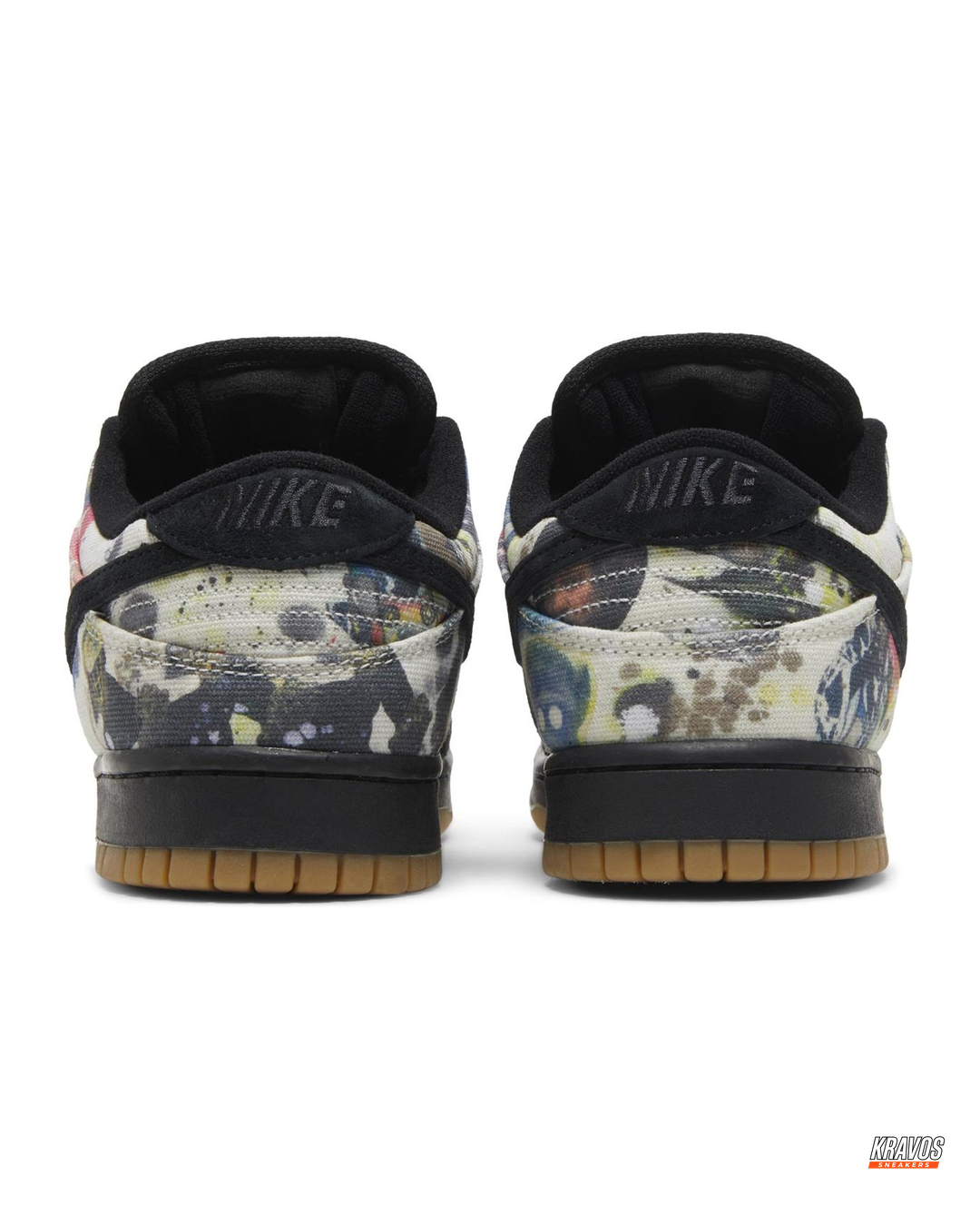 NK Leather Numbered-Patch Skate Trainer
