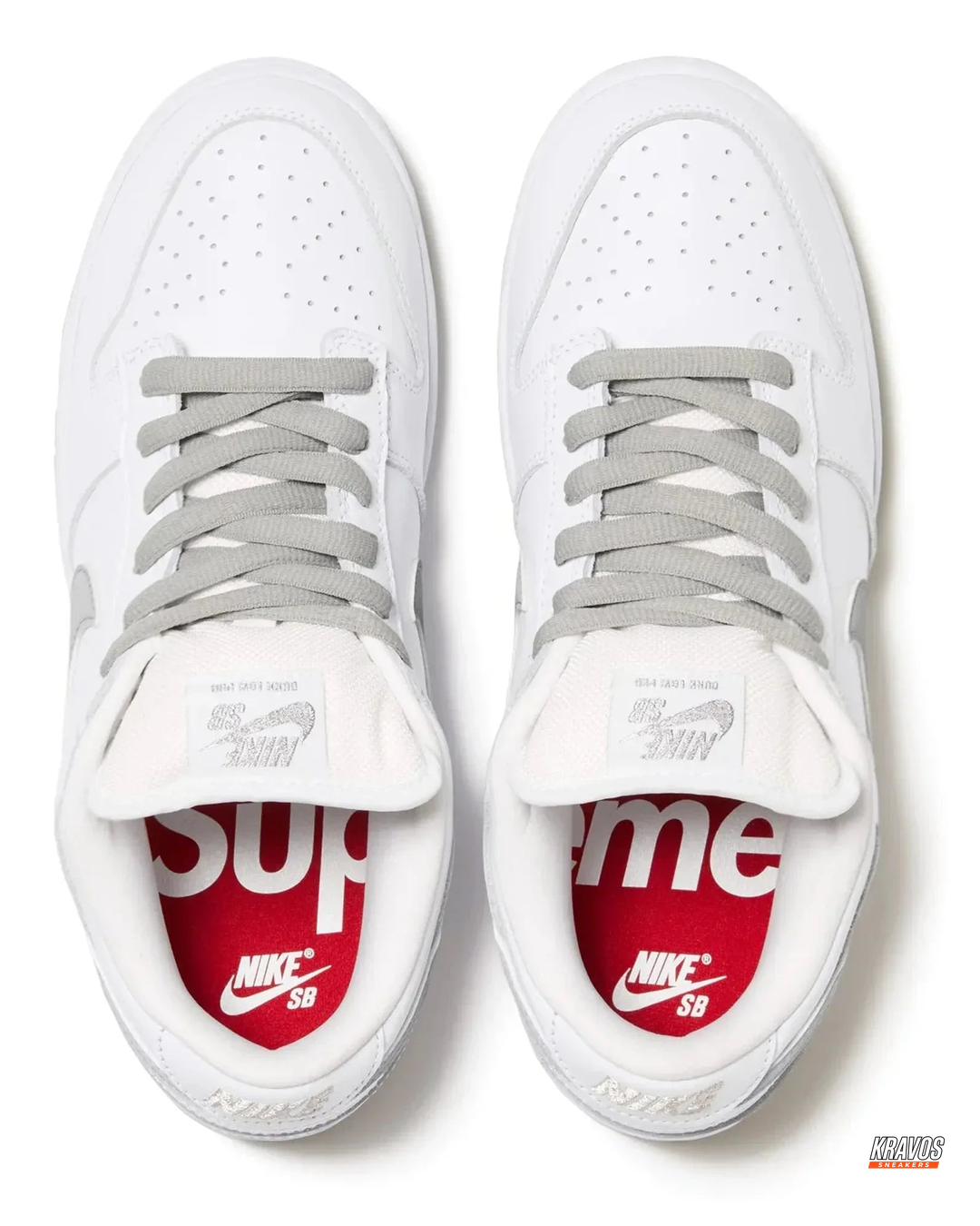 NK Leather Numbered-Patch Skate Trainer