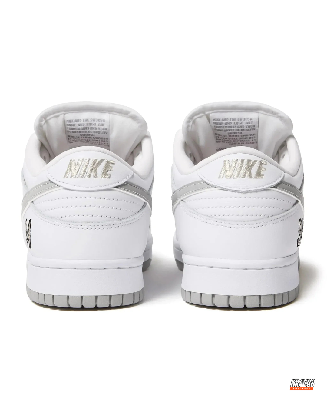 NK Leather Numbered-Patch Skate Trainer