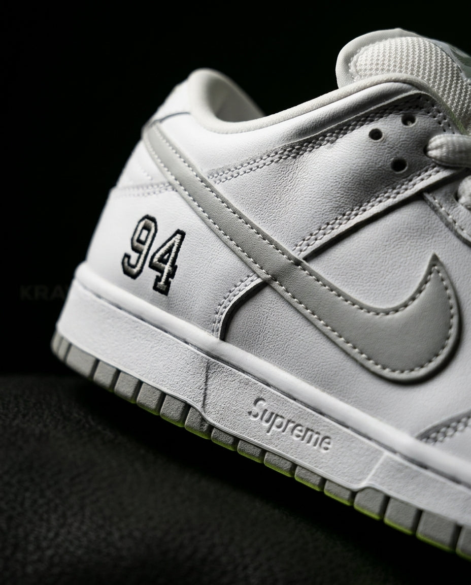 NK Leather Numbered-Patch Skate Trainer