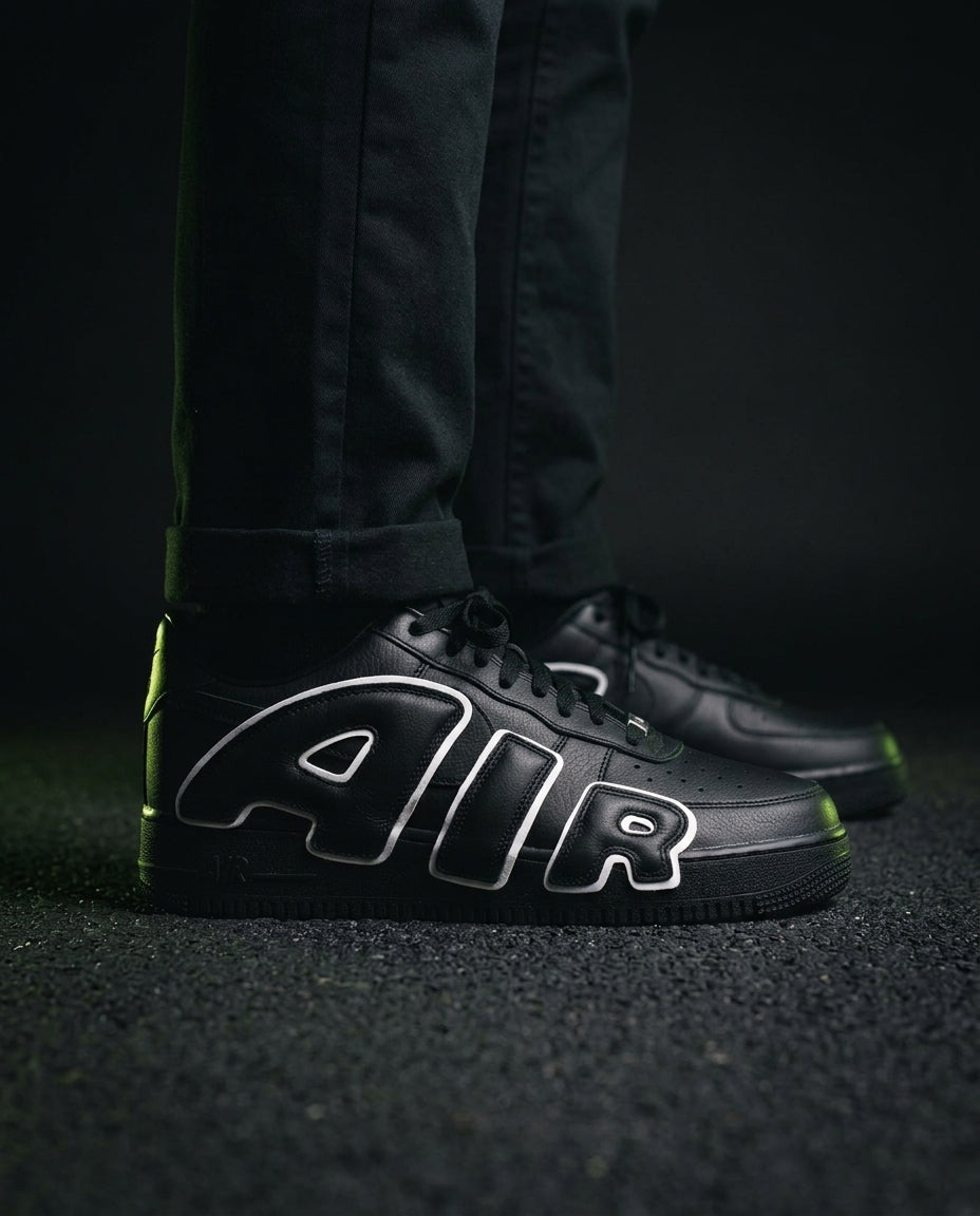 NK Leather Oversized Logo Trainer