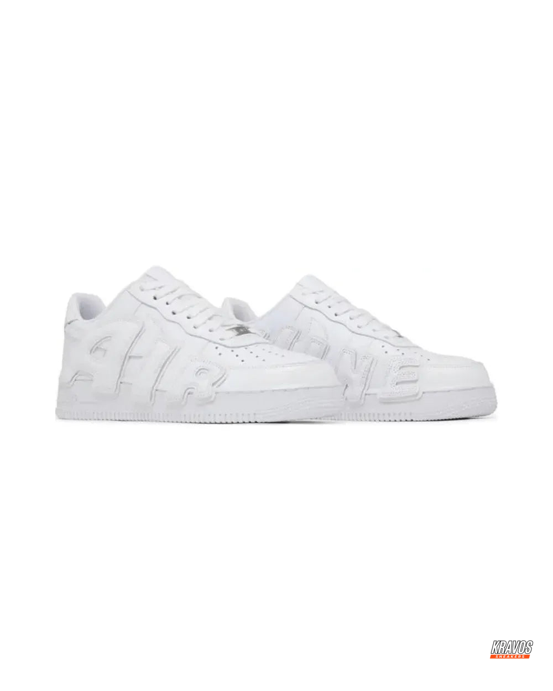 NK Leather Oversized Logo Trainer