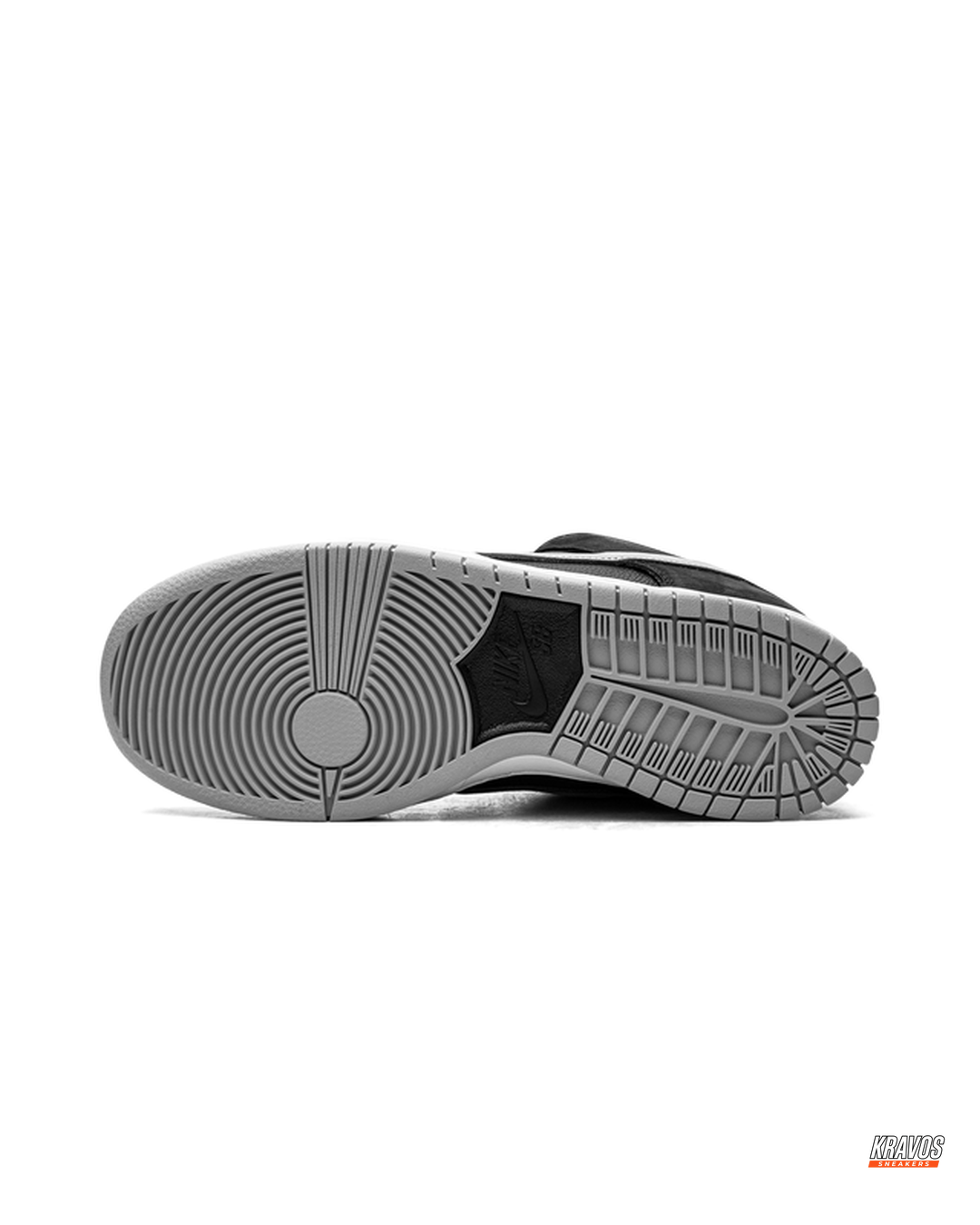 NK Leather Padded-Collar Skate Trainer