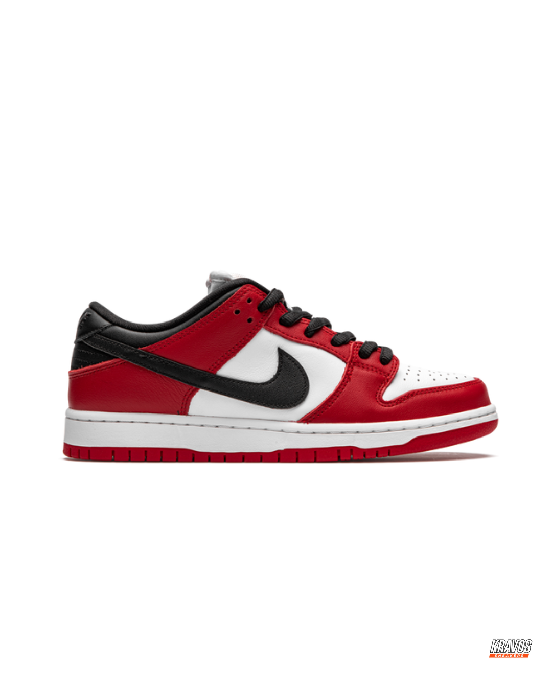 NK Leather Padded-Collar Skate Trainer