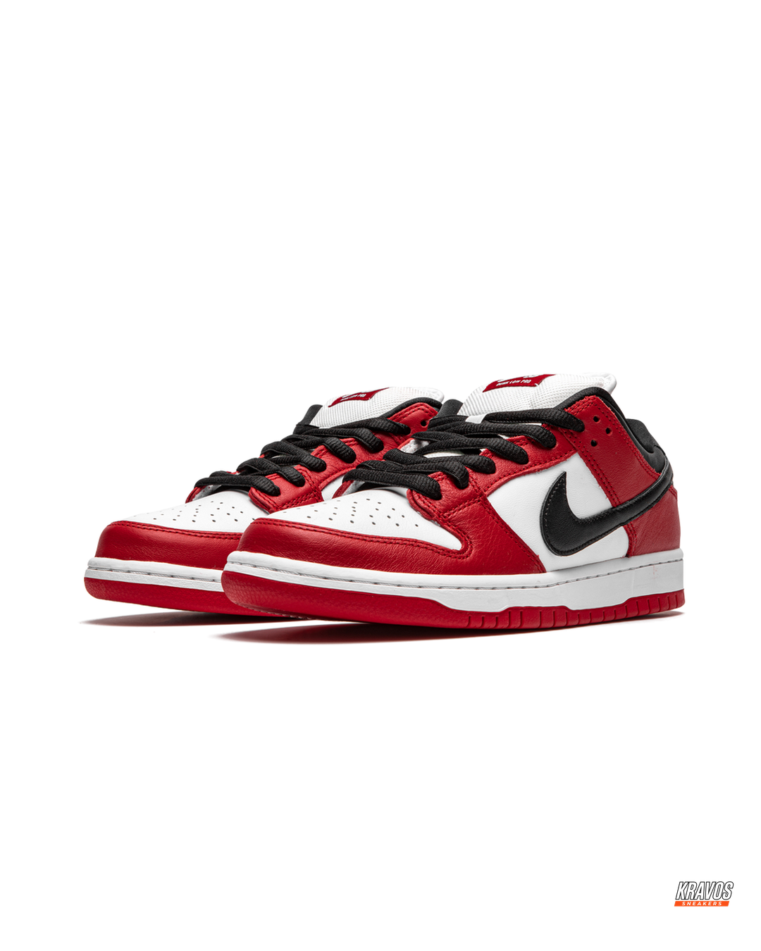 NK Leather Padded-Collar Skate Trainer