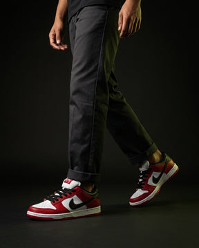 NK Leather Padded-Collar Skate Trainer